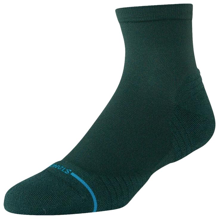 Stance Socks Perf Run Quarter Light Cushion Sock Pine Overview