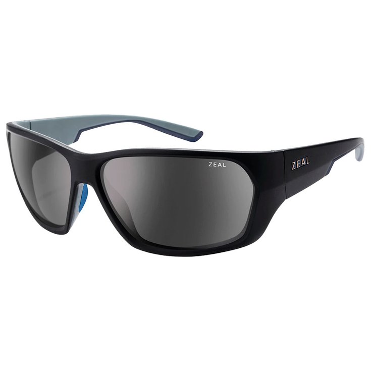 Zeal Lunettes de soleil Caddis Matte Black Ellume Polarized Dark Grey Présentation