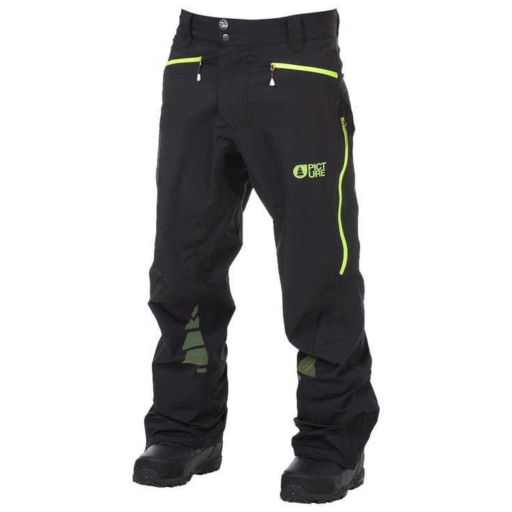Picture Technical pants Welcome 4 Bib Black Anthracite Gallerie