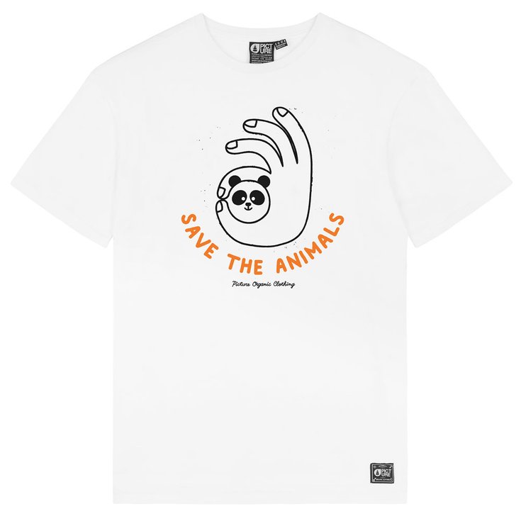 Picture Tee-shirt Mg Panda White Overview