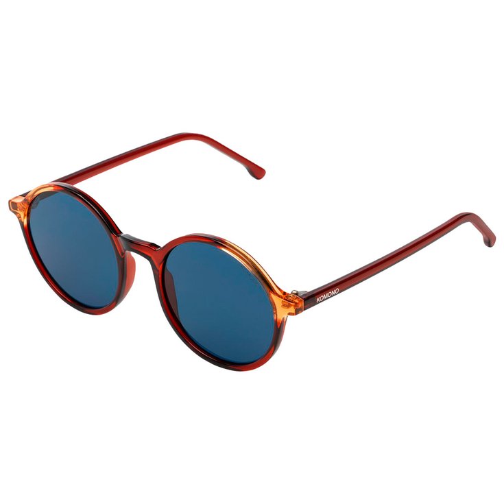 Komono Sonnenbrille Madison Burgundy Coral Präsentation