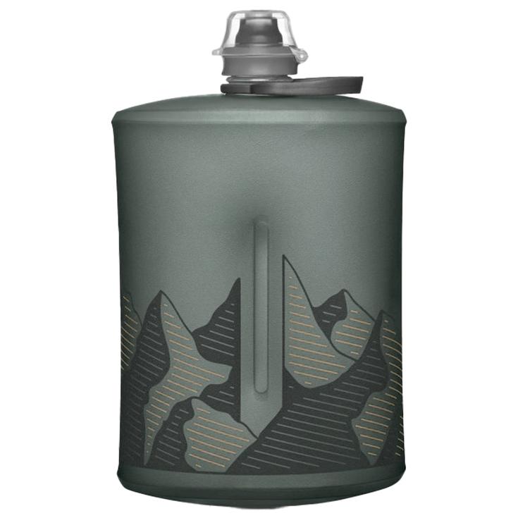 Hydrapak Gourde Stow 1L Mammoth Grey Présentation