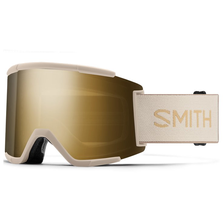 Smith Skibrillen Squad XL Birch Chromapop Sun Black Gold Mirror + Chromapop Storm Rose Flash Voorstelling