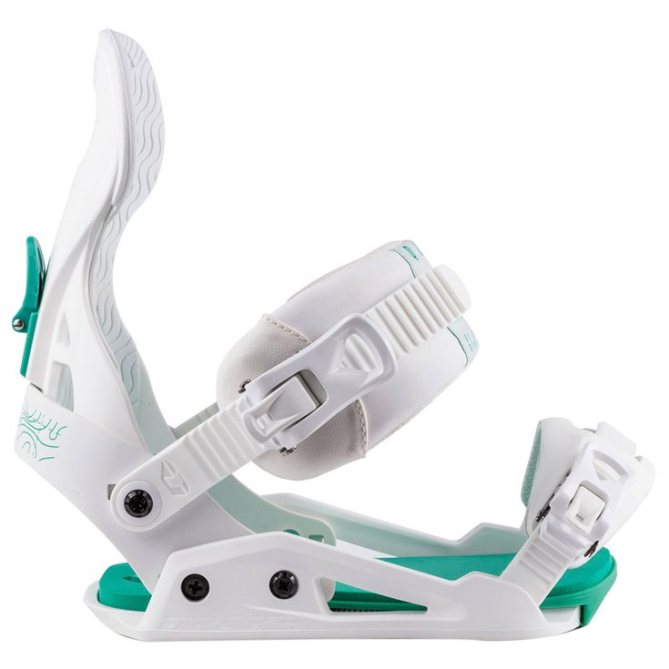 Drake Snowboard Binding Queen White Overview