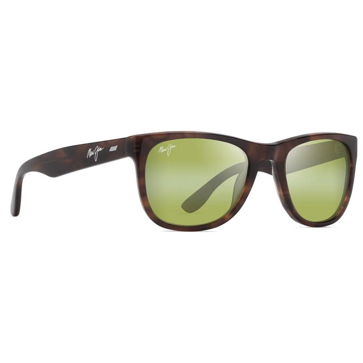 Maui Jim Zonnebrillen Kikonia Shiny Melange Brown Havana Maui Ht Mineral Superthin Voorstelling