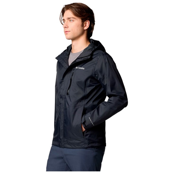 Columbia Hiking jacket Pouring Adventure III Jacket Black Overview
