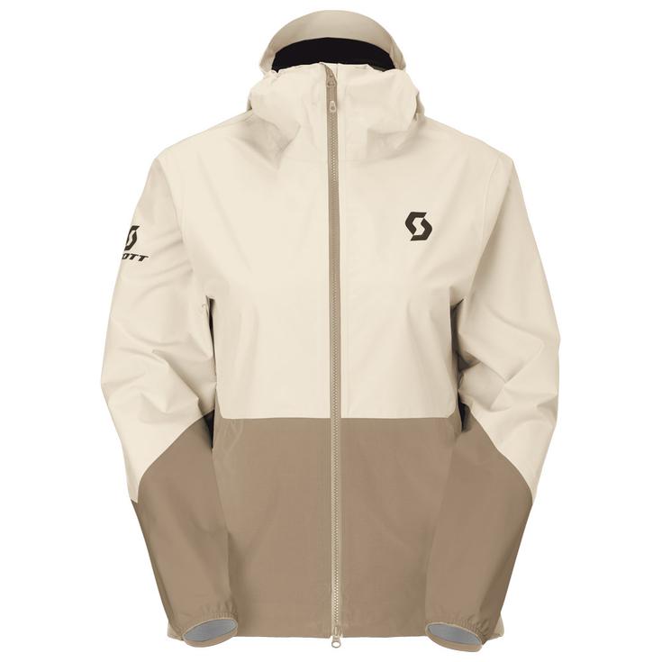 Scott Chaqueta de trekking W's Explorair Light Dryo 2.5 Layer Cotton White Toast Beige Presentación