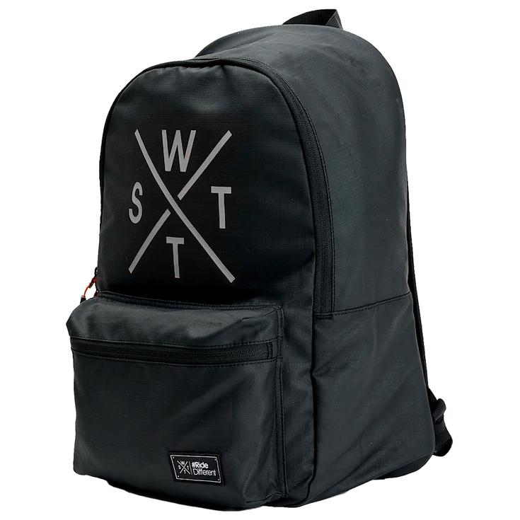 Watts Backpack R-Pack Waterproof School Bag 24L Full Black Overview