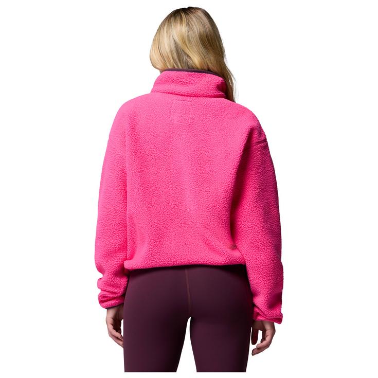 Columbia Pile Helvetia II Cropped Half Snap Fleece Nico Dark Stone Moonvista Schiena