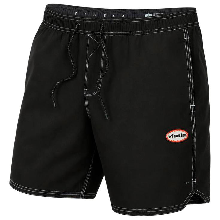 Vissla Boardshort Solid Sets Ecolastic 17.5" Black 2 Voorstelling
