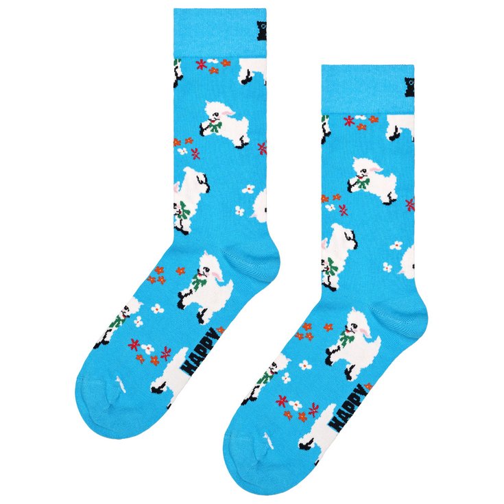 Happy Socks Calcetines Crew Socks Lamb Blue Presentación
