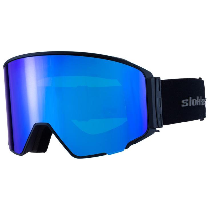 Slokker Skibrillen Dolomunt Otg Matte Black Blue Mirror Voorstelling