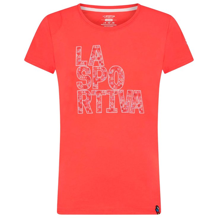 La Sportiva Tee-shirt d’escalade Pattern T-Shirt W Hibiscus Présentation