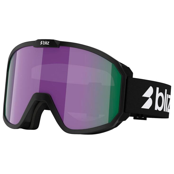 Bliz Maschera Rave Jr Matte Black Brown Purple Multi Presentazione
