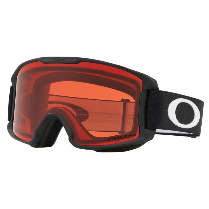 Oakley Masque de Ski Line Miner Xs Matte Black Prizm Snow Rose Présentation