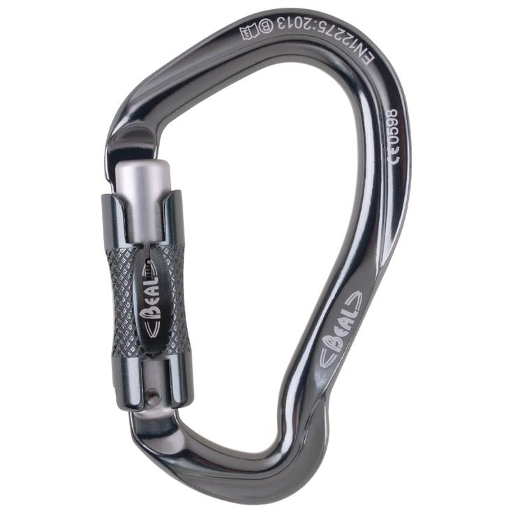 Beal Karabiner Be Link Bi Matic Matte Gris Präsentation