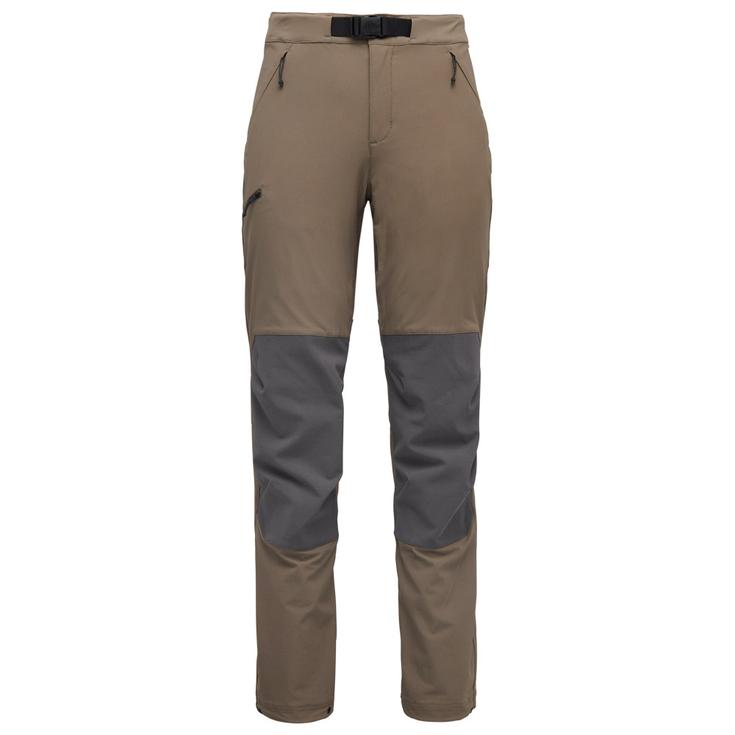 Black Diamond Bergsteigerhose W Alpine Hybrid Walnut Anthracite Präsentation