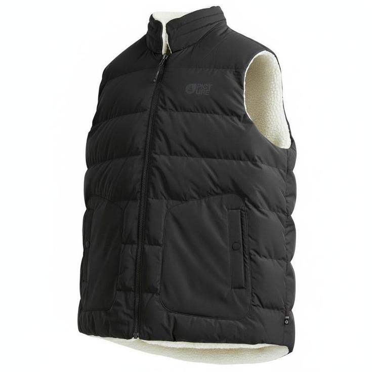 Picture Doudoune Sans Manche Russello Vest Black Présentation