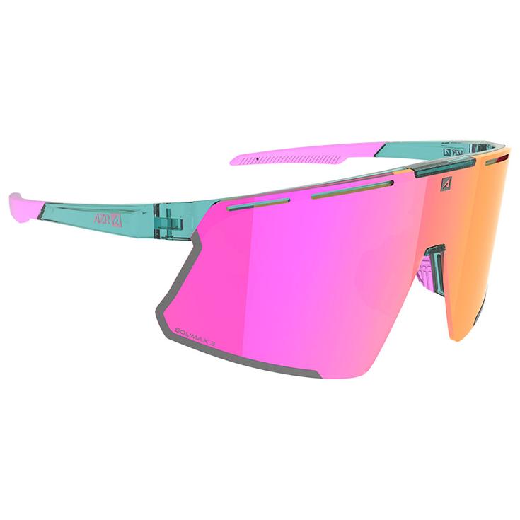 AZR Occhiali da sole Vision Rx Turquoise Crystale Vernie Multicouche Rose + Solymax 0 Presentazione