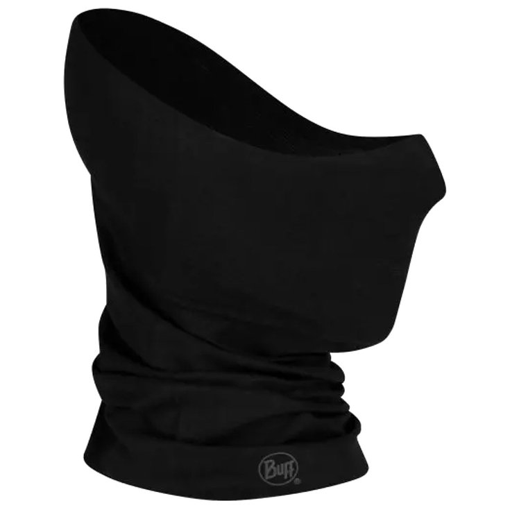 Buff Neck warmer Tube Neckwear Solid Black Overview