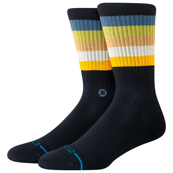 Stance Calcetines Crew Sock II Maliboo Crew Black Presentación