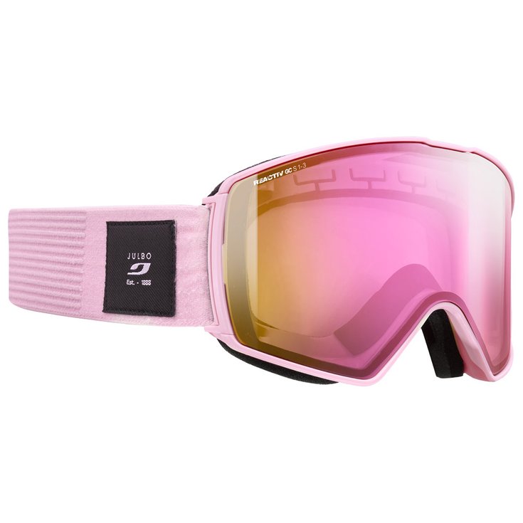 Julbo Goggles Launcher Rose Clair Reactiv 1-3 High Contrast Overview