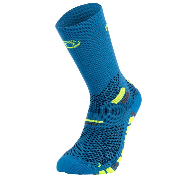 Bv Sport Socks Trail Socks Ultra High Bleu Jaune Overview