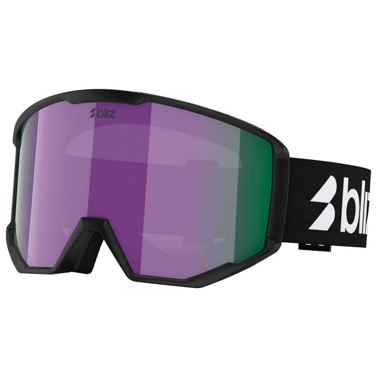Bliz Skibrillen Spark Matte Black Brown Purple Multi Voorstelling