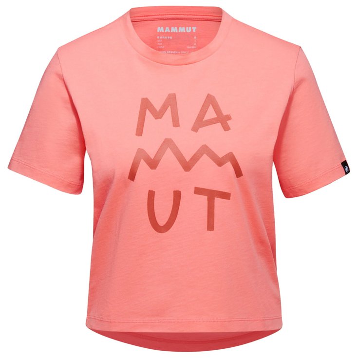 Mammut Maglietta da arrampicata Massone T-shirt Cropped W Salmon Presentazione