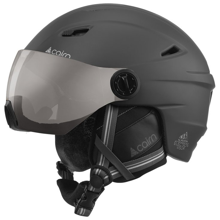 Cairn Visor helmet Electron Visor Junior Mat Black Overview