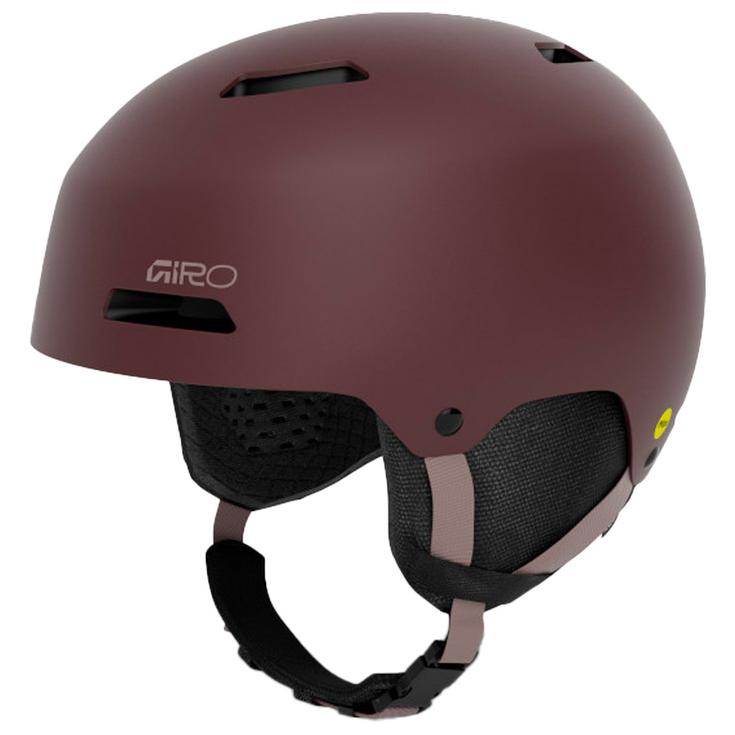 Giro Helm Ledge Fs Mips Matte Dark Maroon Präsentation