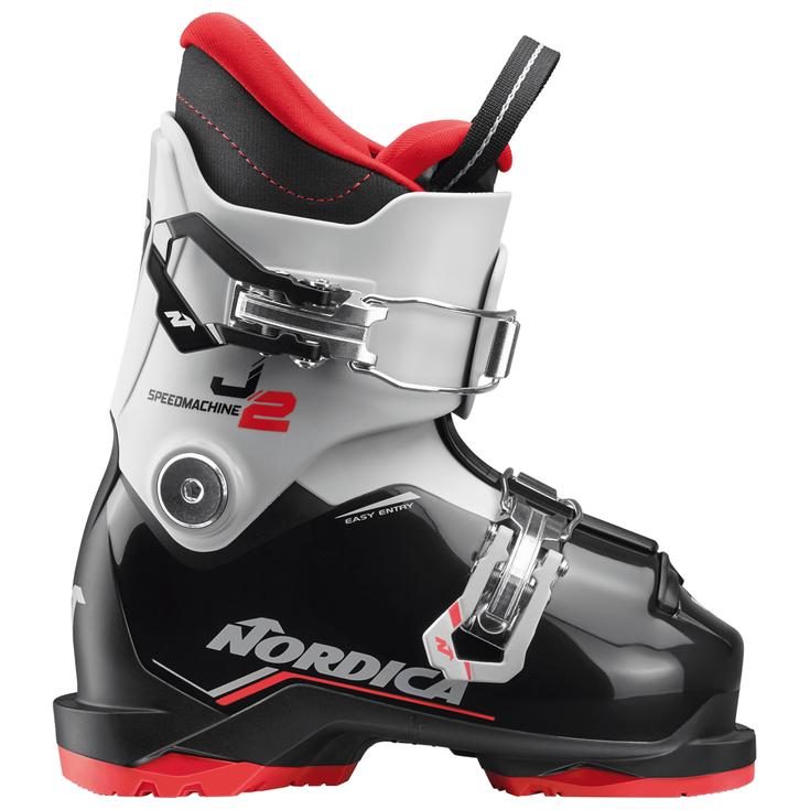 Nordica Skischuh Speedmachine J 2 Black Grey Red Präsentation
