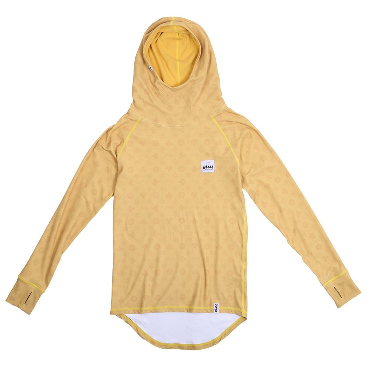 Eivy Sous-vêtement technique Icecold Hood Top Monogram Mustard Profil
