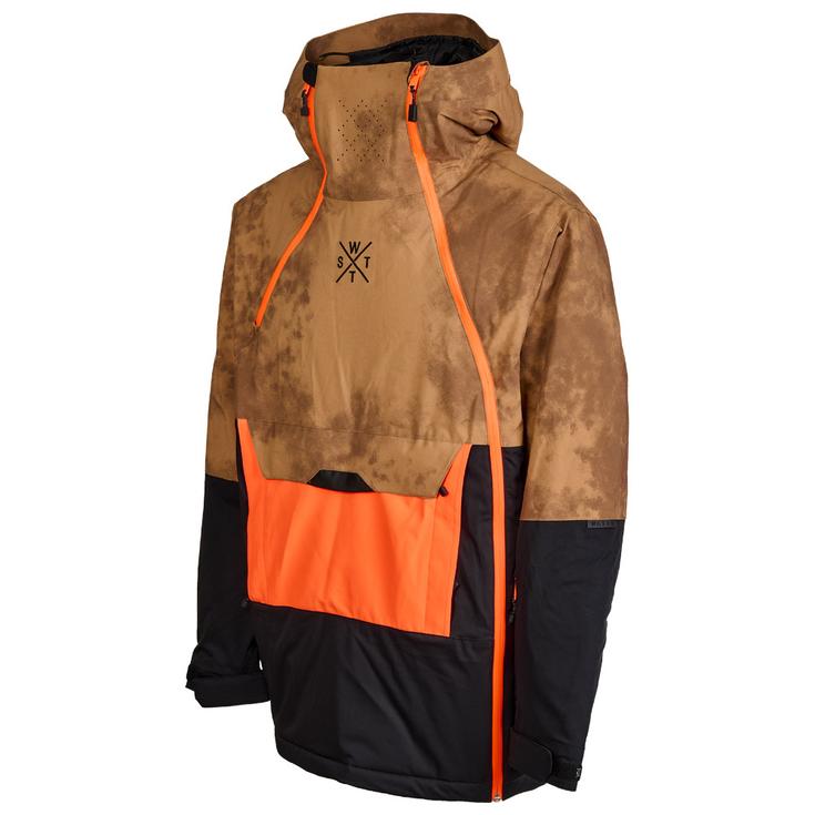 Watts Giubbotto tecnico Xnorth Acid Wash Brown Presentazione