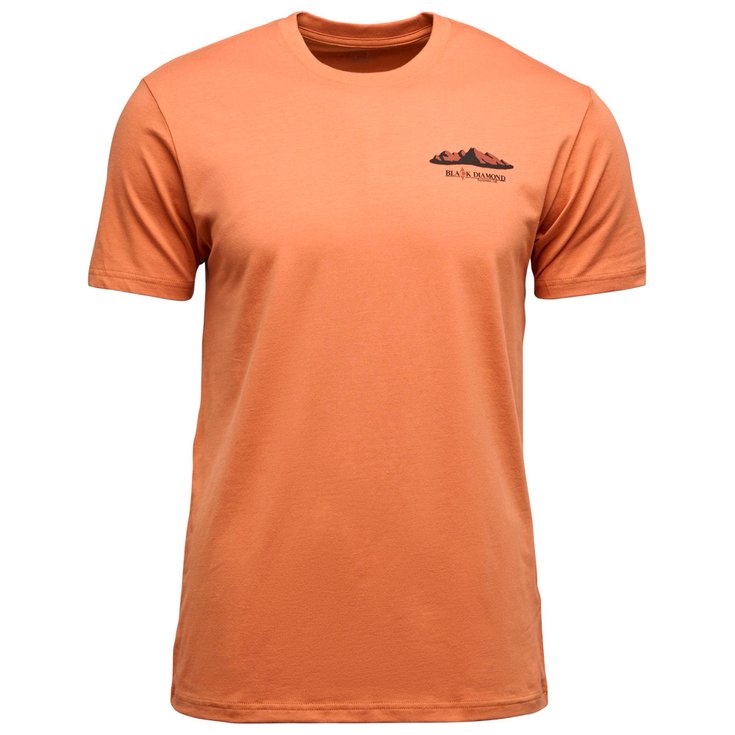 Black Diamond Climbing tee-shirt M Mountainscape Short Sleeve Tee Shirt Moab Brown Overview