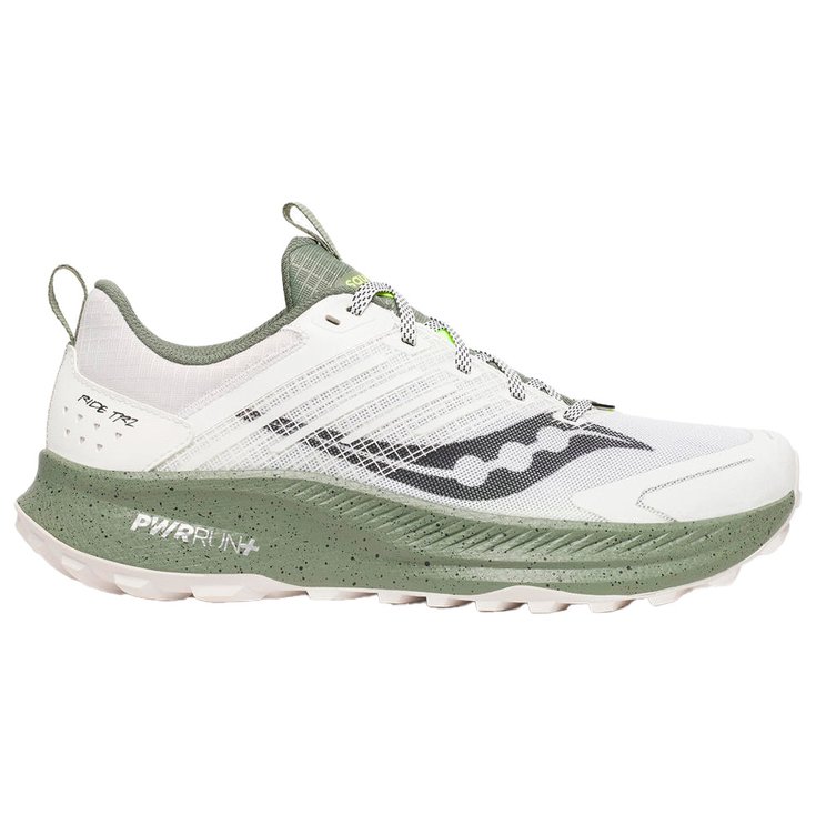 Saucony Botas de trail Ride Tr 2 White Olivine Presentación