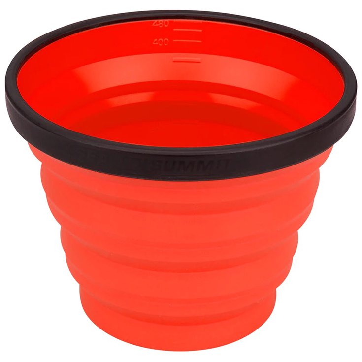 Sea To Summit Glass cup X Mug Pliant 01-Red Overview