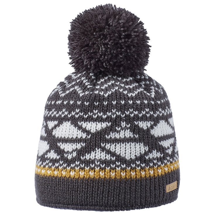 Cairn Beanies Benoit Hat Graphite Cumin Overview
