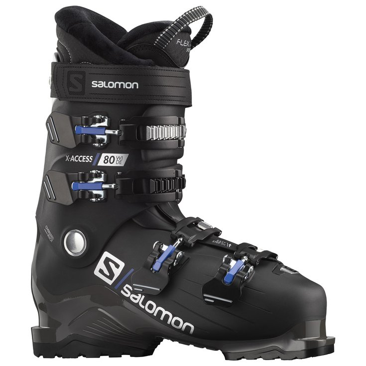 Salomon Chaussures de Ski X Access 80 Wide Black White Côté