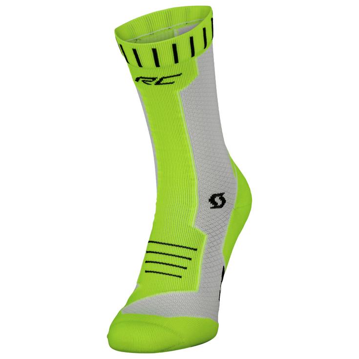 Scott Socks Sock Rc Running Crew Black Safety Yellow Overview
