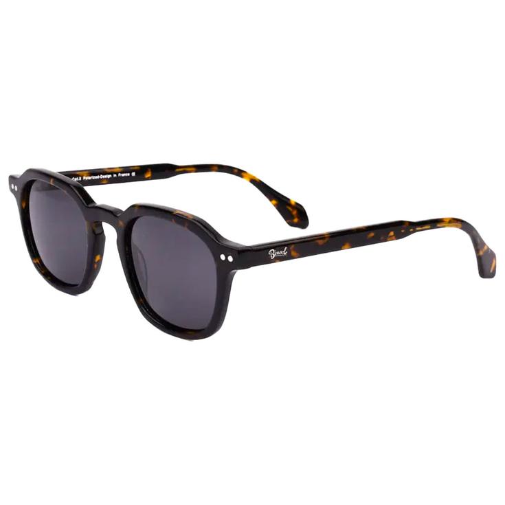 Binocle Eyewear Occhiali da sole Cancun Shiny Tortoise Gradient Grey Polarized Presentazione