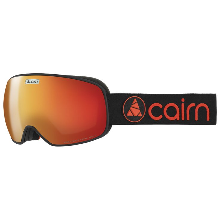 Cairn Masque de Ski Magnetik Mat Black Orange Spx 3000ium + Spx 1000 Yellow Profil