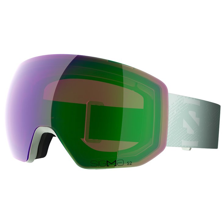 Salomon Skibrillen Radium Pro S White Moss Sigma Emerald Voorstelling