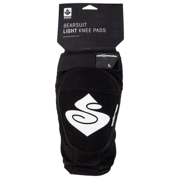 Sweet Protection Protezioni Ginocchia MTB Bearsuit Light Knee Pads Black Presentazione