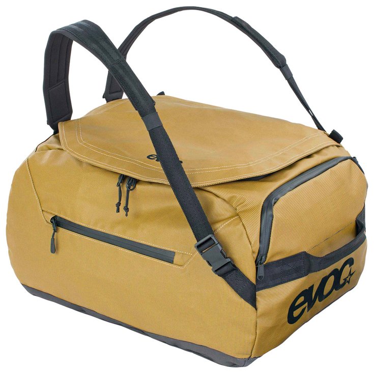 Evoc Borsone Travel Duffle Bag Curry Black S(40L) Presentazione