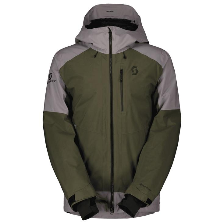 Scott Giubbotto tecnico M's Ultimate Gore-Tex Douglas Green Evening Grey Presentazione