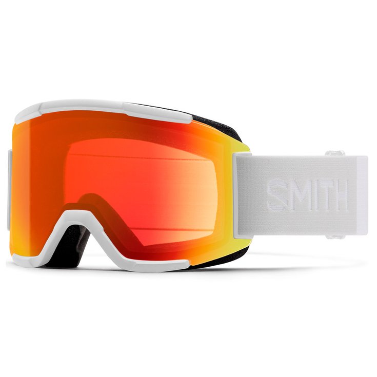 Smith Skibrillen Squad White Vapor Chromapop Photochromic Red Mirror Voorstelling