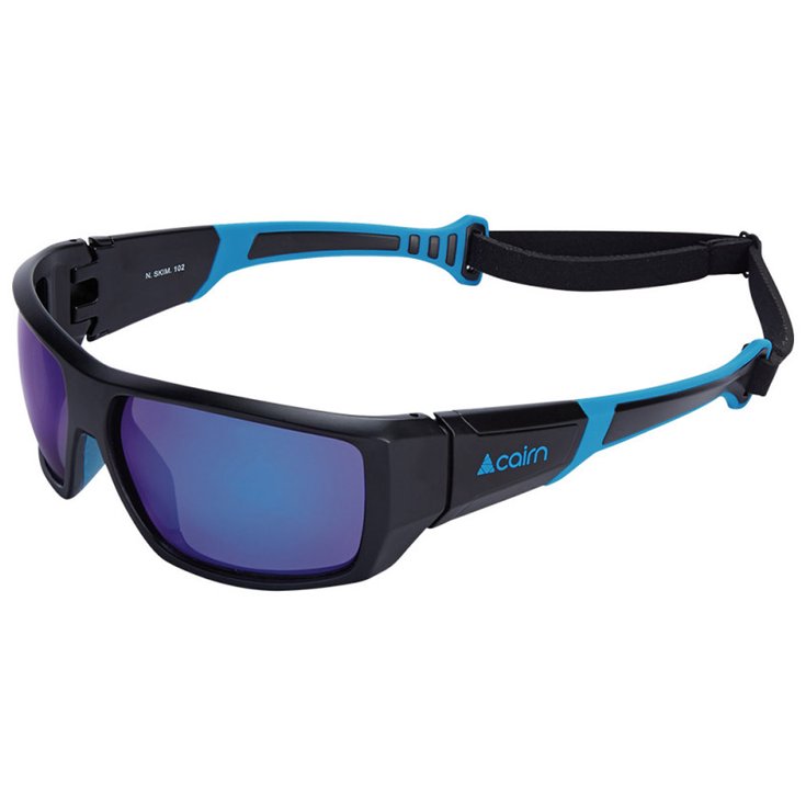 Cairn Sunglasses Skim Mat Black Azure Overview
