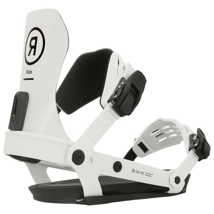 Ride Snowboard Binding A-10 White Overview