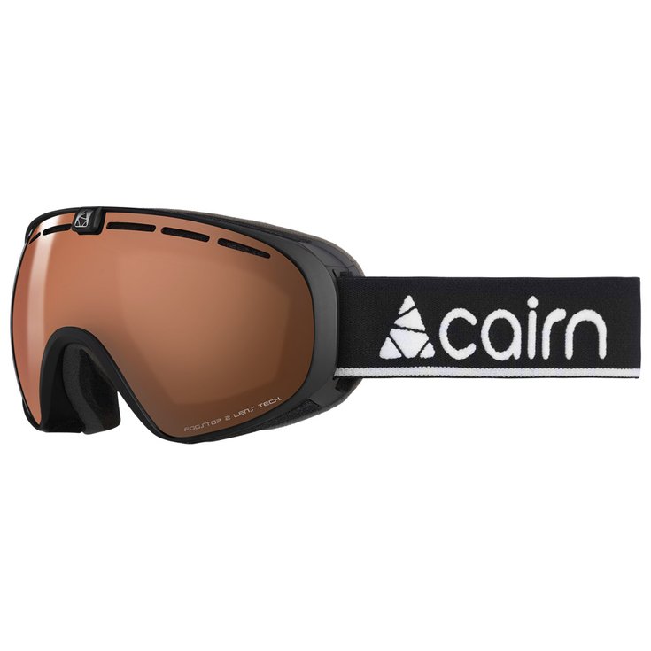 Cairn Masque de Ski Spot Mat Black OTG Photochromic Profil